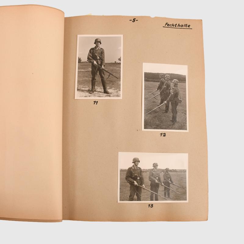 GERMAN WWII INSTRUCTIONAL ALBUM ON TRAINING FOR CLOSE COMBAT FIGHTING.