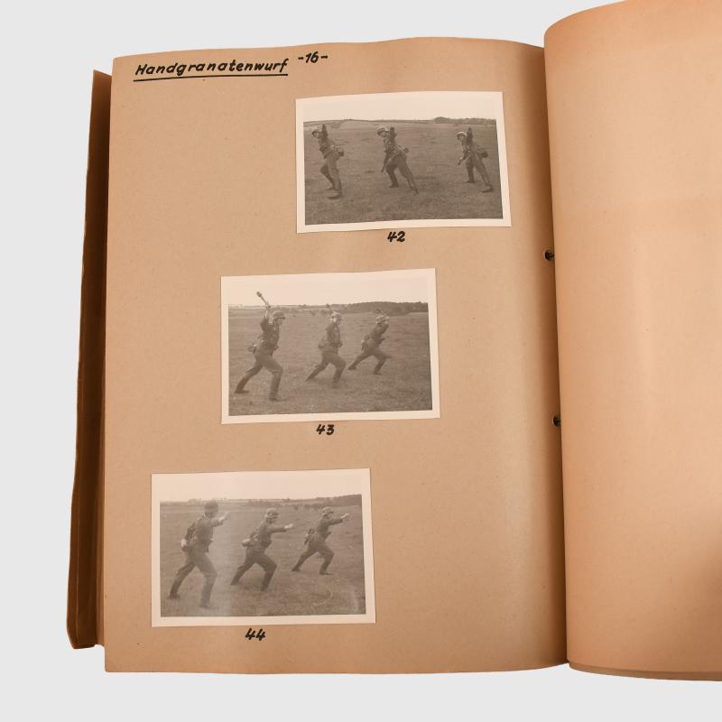 GERMAN WWII INSTRUCTIONAL ALBUM ON TRAINING FOR CLOSE COMBAT FIGHTING.