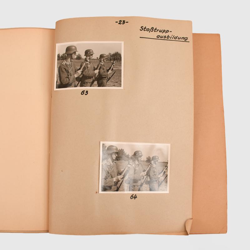 GERMAN WWII INSTRUCTIONAL ALBUM ON TRAINING FOR CLOSE COMBAT FIGHTING.