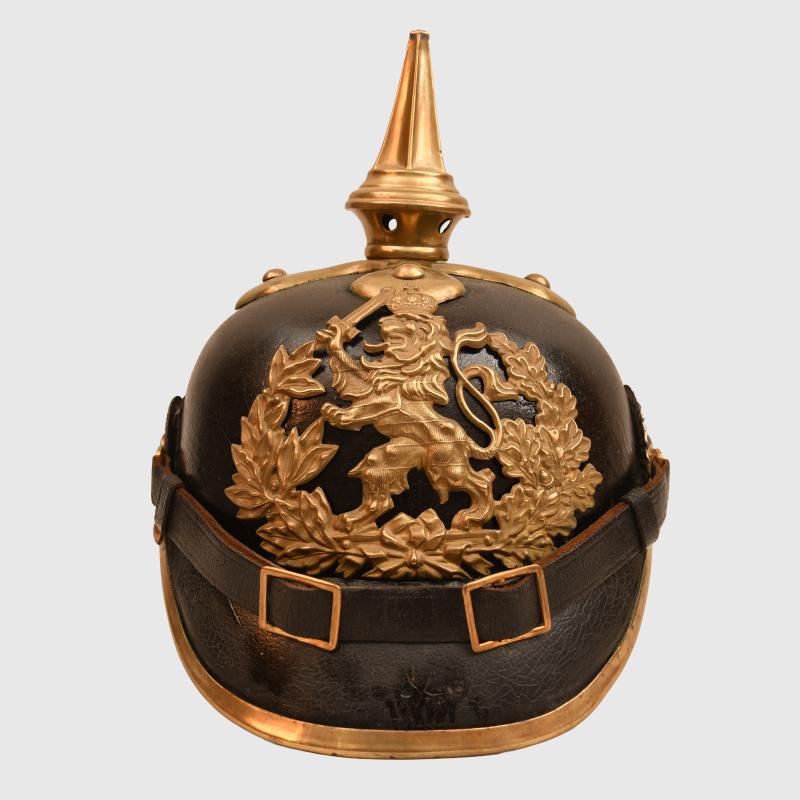 GERMAN WWI HESSE INFANTRY REGT EARLY PATTERN ENLISTED MAN PICKLEHAUBE