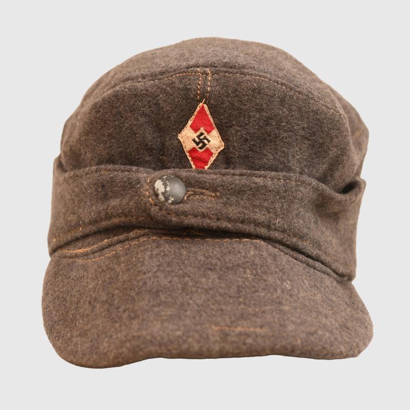 GERMAN WWII HITLER YOUTH FLAK HELPERS CAP.