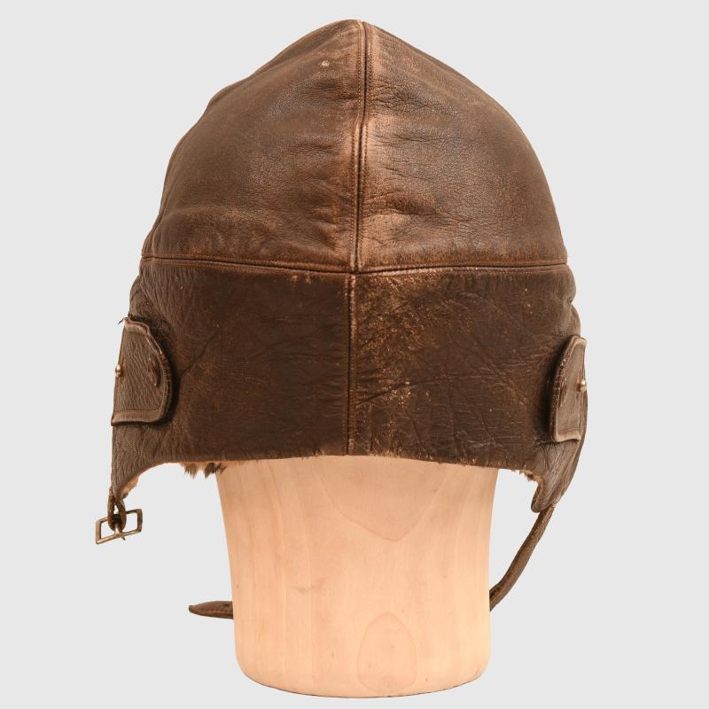BRITISH WWI RFC FLYING HELMET.