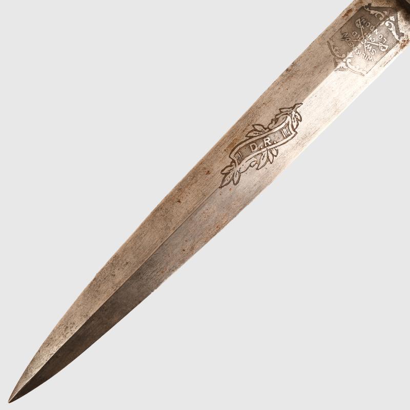 BRITISH WWII FAIRBAIRN SYKES SECOND PATTERN FIGHTING KNIFE.
