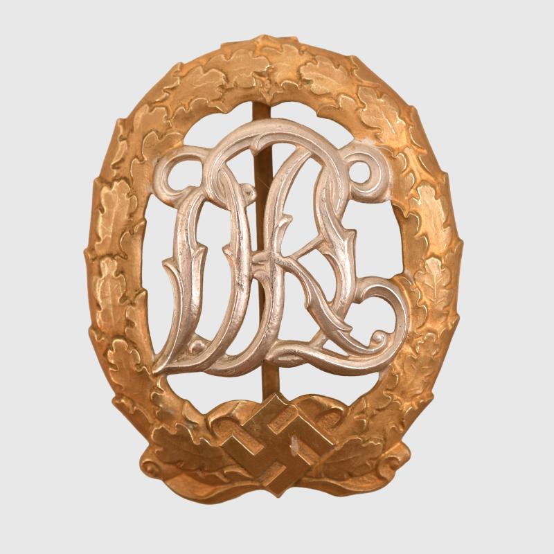 GERMAN WWII DRL SPORTS BADGE FOR WOUNDED SERVICEMEN.