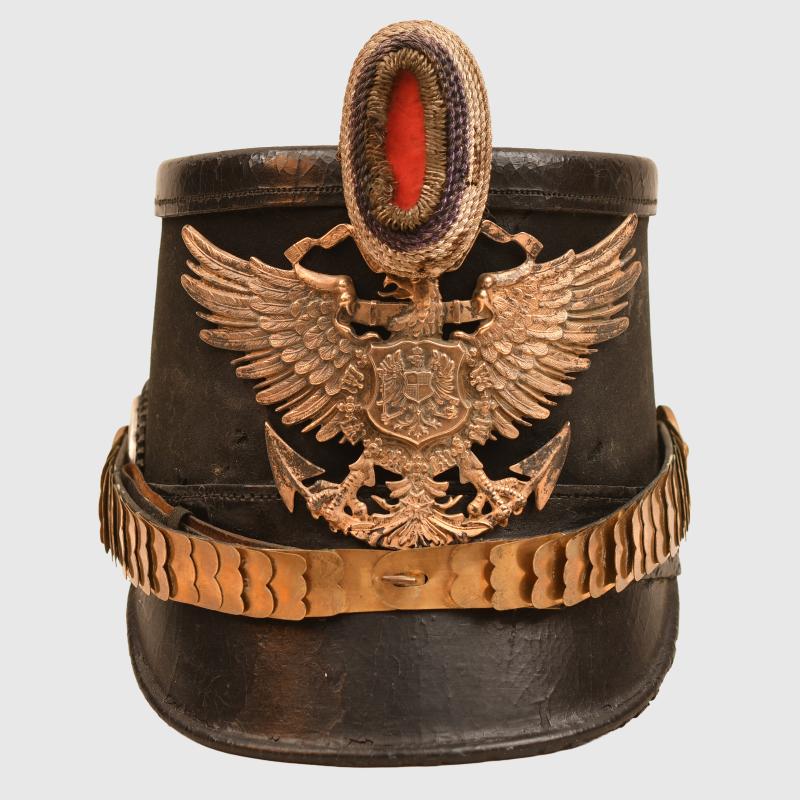 GERMAN WWI SEE BATTALION OFFICERS SHAKO.