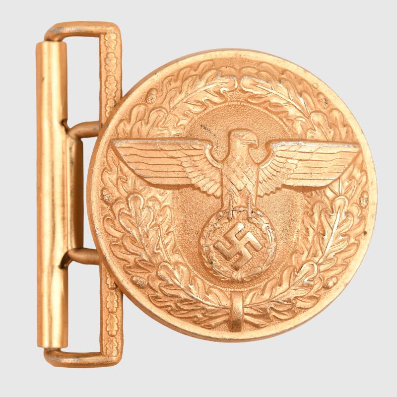 GERMAN WWII NSDAP POLITICAL LEADERS BELT BUCKLE