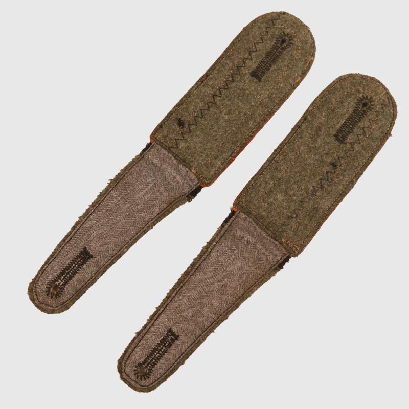 GERMAN WWII SS CONCENTRATION CAMP UNTERSCHARFUHRER SHOULDER BOARDS