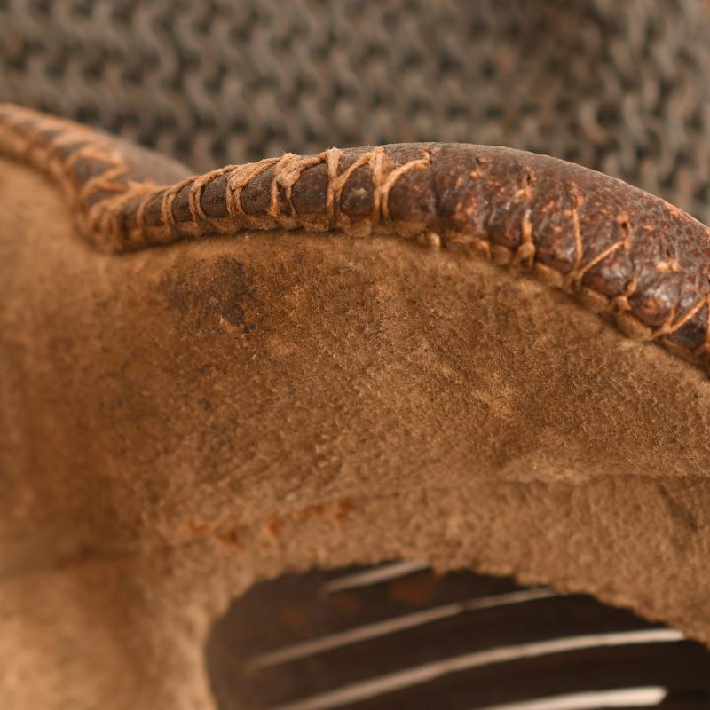 BRITISH WWI TANK CREW PROTECTIVE FACE MASK.