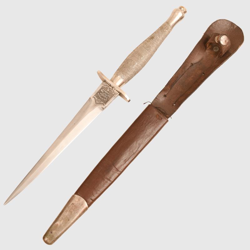 BRITISH WWII 1ST PATTERN FAIRBAIRN SYKES KNIFE.