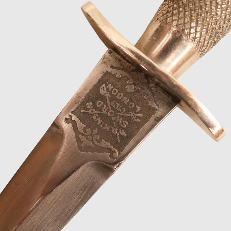 BRITISH WWII 1ST PATTERN FAIRBAIRN SYKES KNIFE.