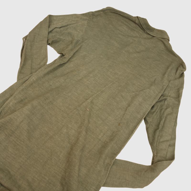 GERMAN WWII WAFFLE WEAVE COMBAT SHIRT.