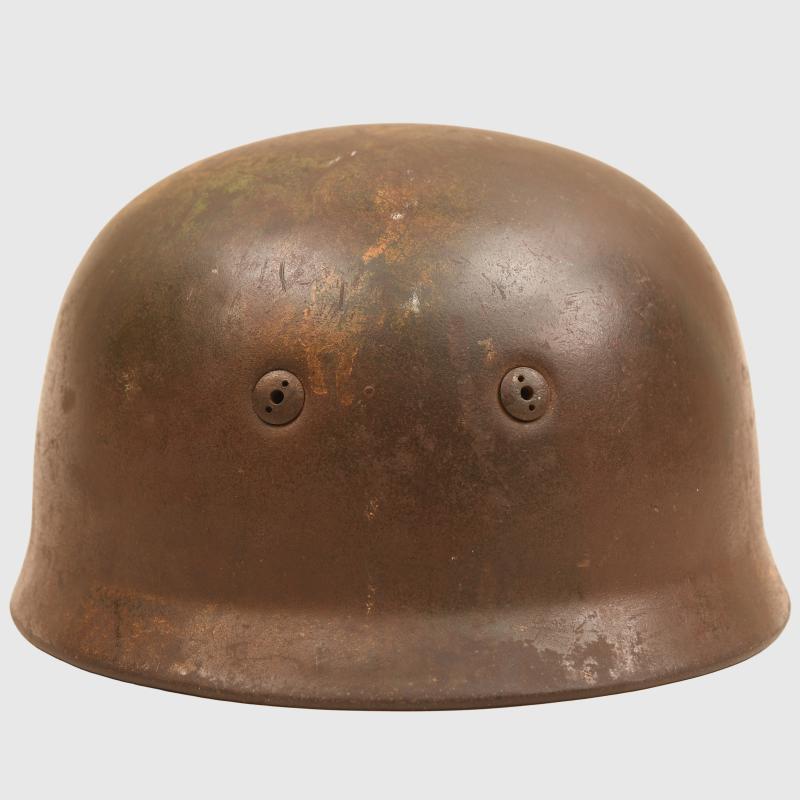 GERMAN WWII LUFTWAFFE CAMOUFLAGE PARATROOPER HELMET.