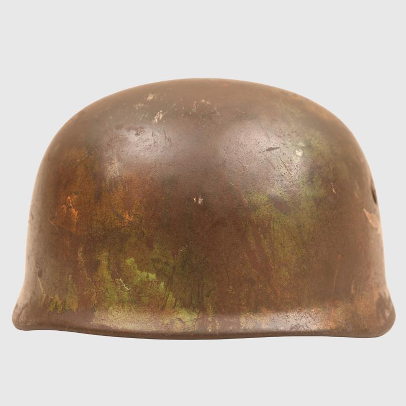 GERMAN WWII LUFTWAFFE CAMOUFLAGE PARATROOPER HELMET.