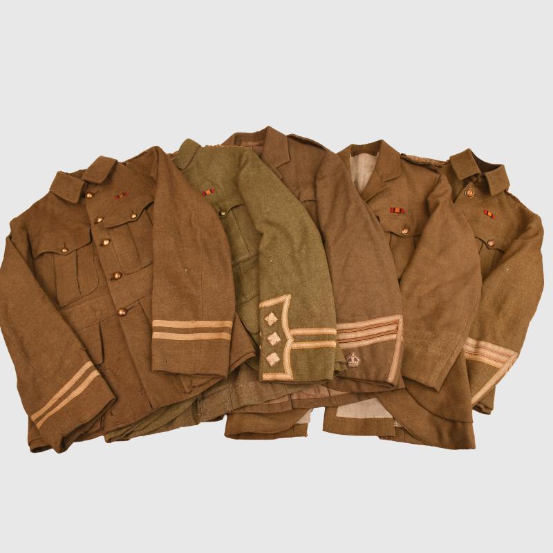 BRITISH WWII TUNICS OF MAJOR ROBERT WALTER PURVIS 3rd BAT GORDON HIGHLANDERS.