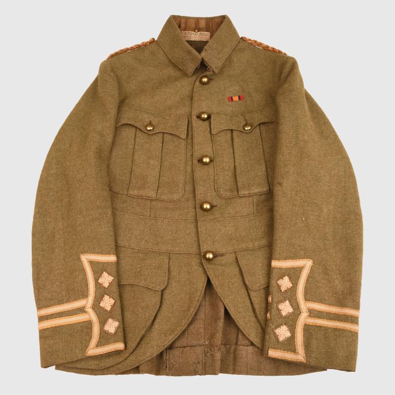 BRITISH WWII TUNICS OF MAJOR ROBERT WALTER PURVIS 3rd BAT GORDON HIGHLANDERS.