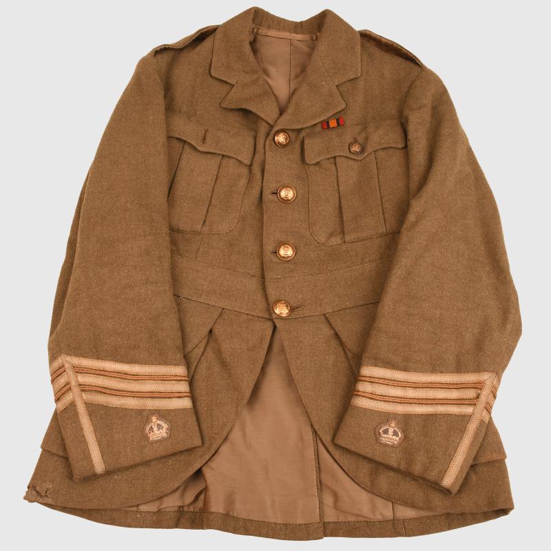 BRITISH WWII TUNICS OF MAJOR ROBERT WALTER PURVIS 3rd BAT GORDON HIGHLANDERS.