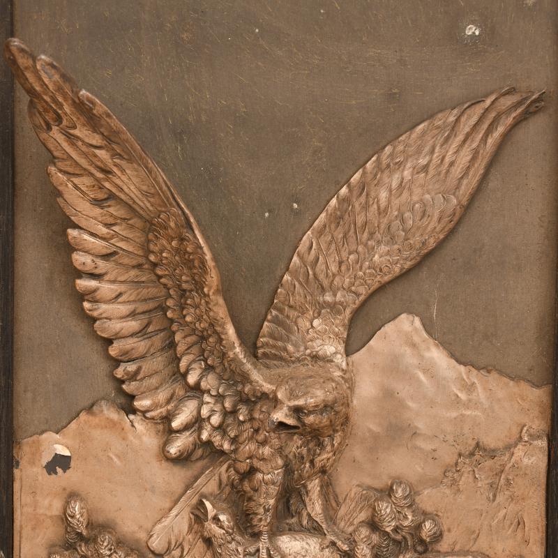 GERMAN WWI AVIATION RELATED FRAME.