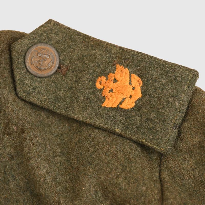 GERMAN WWII COASTAL ARTILLERY ENLISTED RANKS TUNIC.