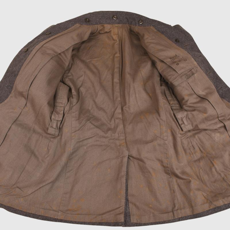 GERMAN WWII INFANTRY OBERLEUTNANT COMBAT TUNIC WITH KRIM SHIELD.