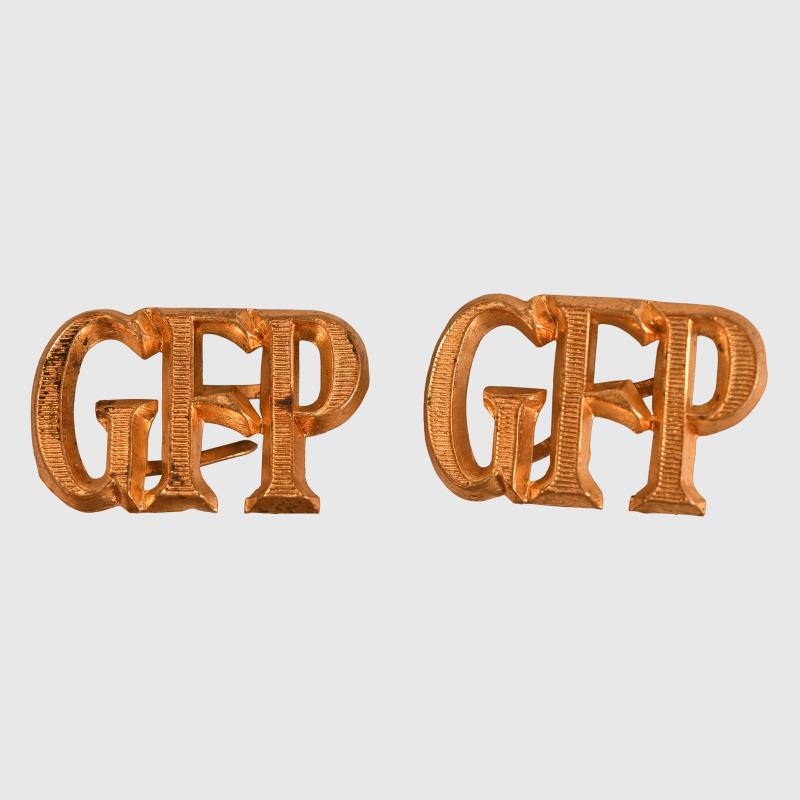 GERMAN WWII SECRET FIELD POLICE SHOULDER BOARD MOTIFS.