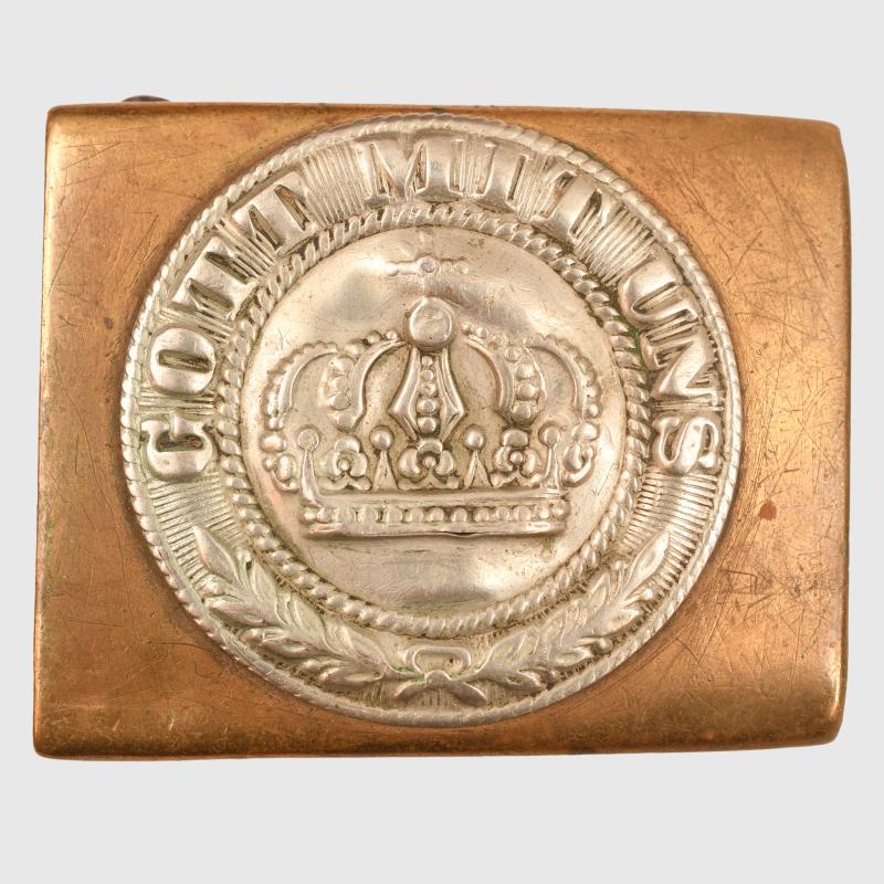 GERMAN WWI PRUSSIAN 1870 ENLISTED MANS BELT BUCKLE.