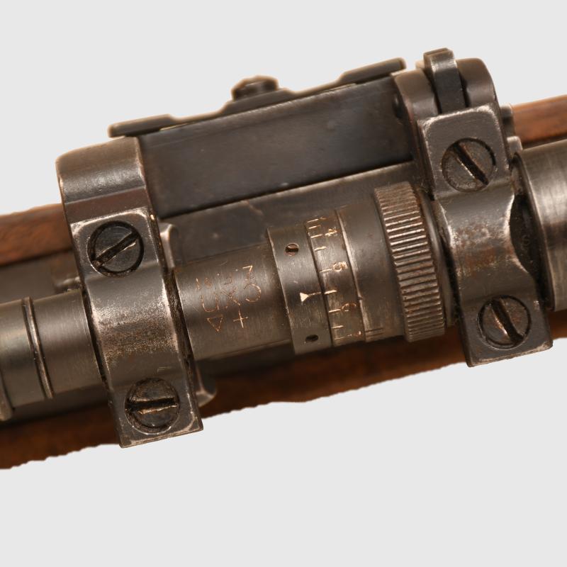 GERMAN WWII MAUSER K98 SNIPER RIFLE.
