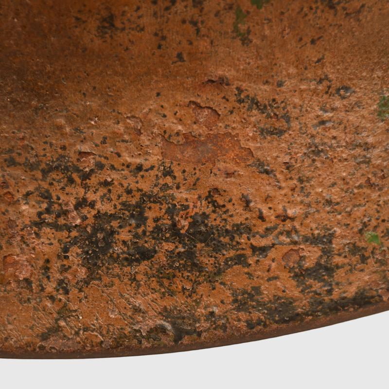 GERMAN WWII CAMOUFLAGE LUFTWAFFE HELMET.
