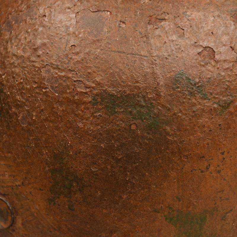 GERMAN WWII CAMOUFLAGE LUFTWAFFE HELMET.