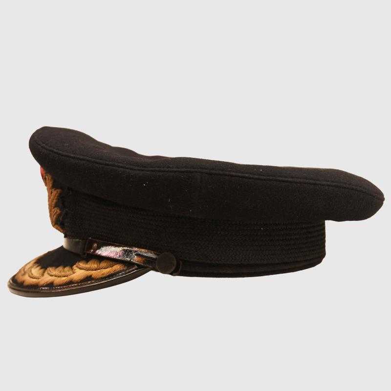 BRITISH WWII NAVAL OFFICERS CAP.