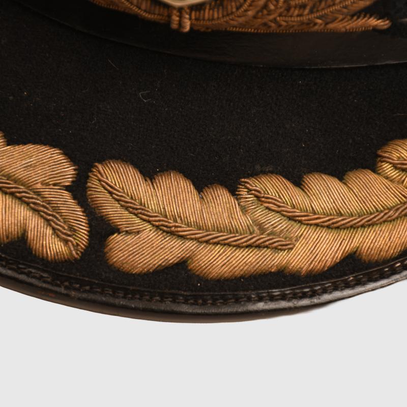 BRITISH WWII NAVAL OFFICERS CAP.