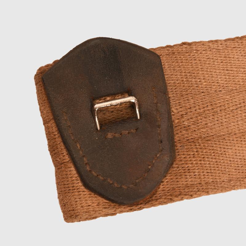 JAPANESE WWII OFFICERS OF NCO SWORD WAIST BELT.