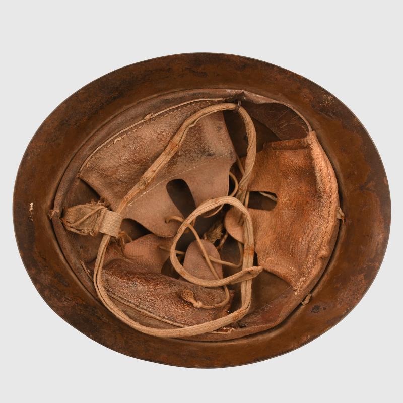 JAPANESE WWII TYPE 90 ARMY COMBAT HELMET.
