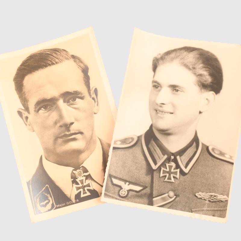 GERMAN WWII KNIGHTS CROSS WINNERS PHOTOGRAPHS.