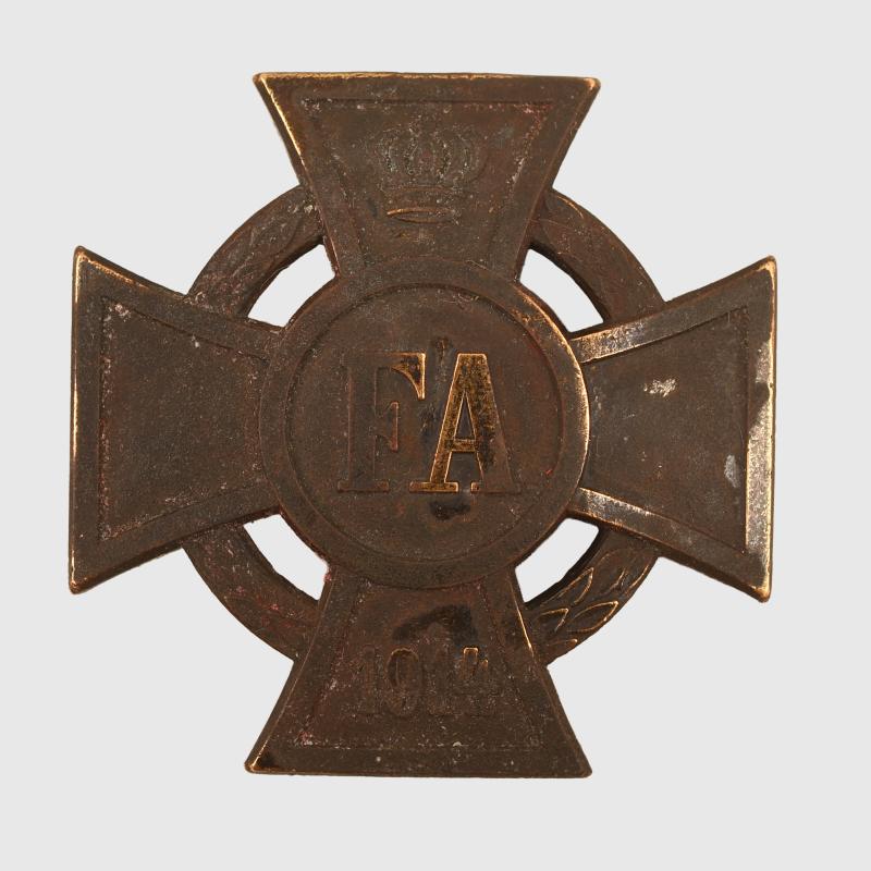 GERMAN WWI OLDENBURG FRIEDRICH AUGUST CROSS 1914 1ST CLASS. SMALL VERSION.