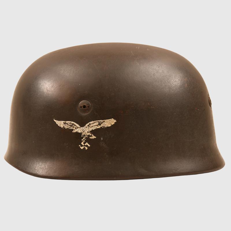 GERMAN WWII M.38 LUFTWAFFE PARATROOPER HELMET.