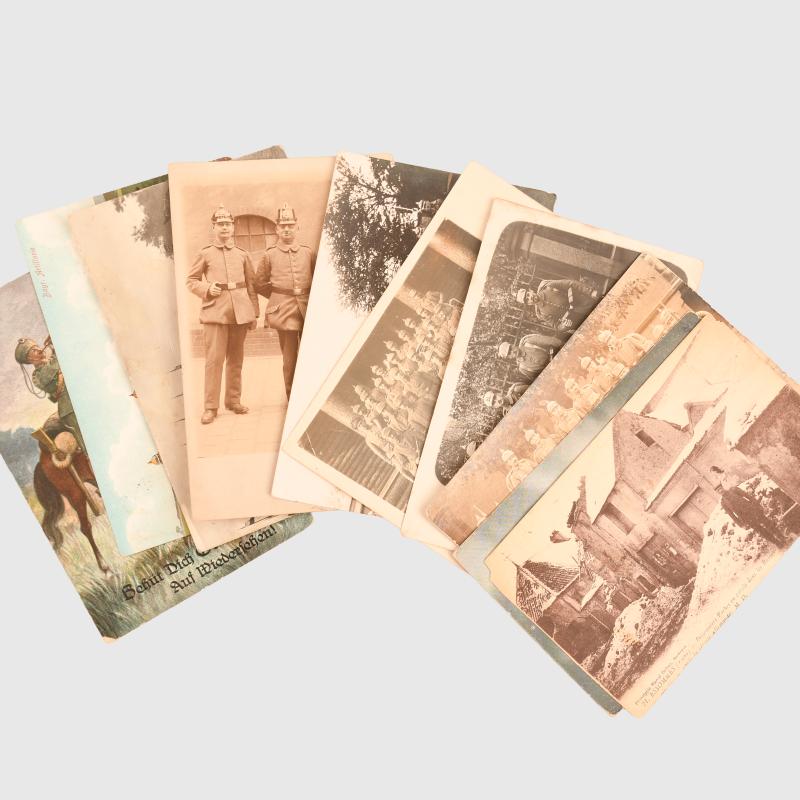 GERMAN WWI 40 POSTCARD SIZE PHOTOGRAPHS.