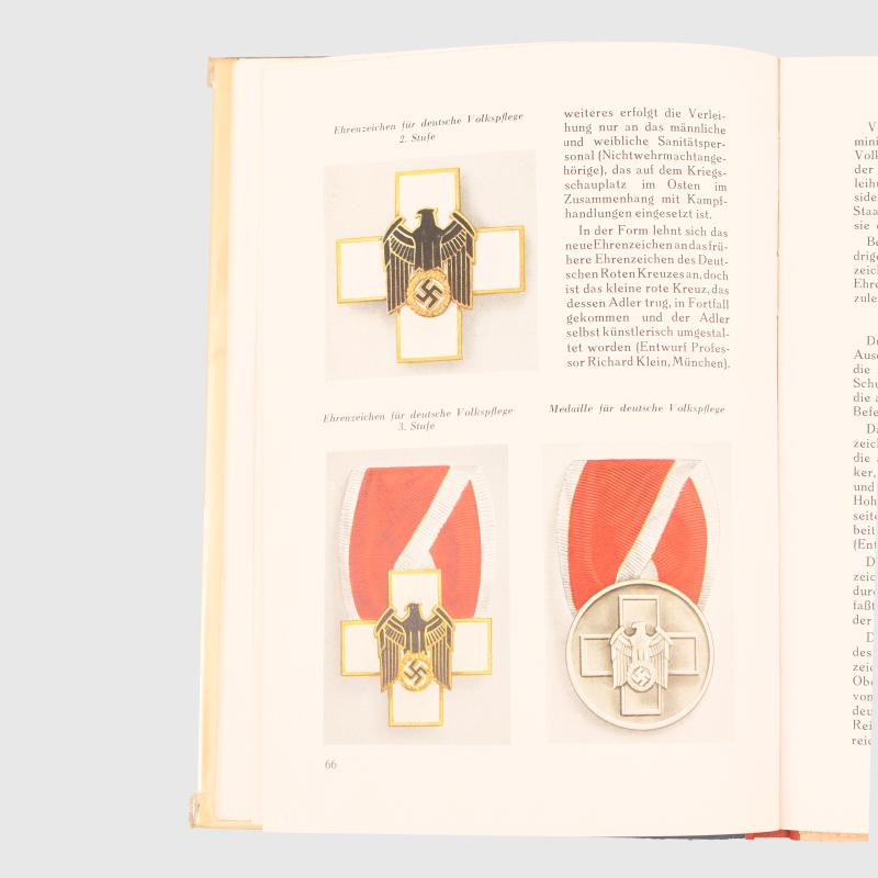 DR. HEINRICH DOEHLE WARTIME AWARDS BOOK.