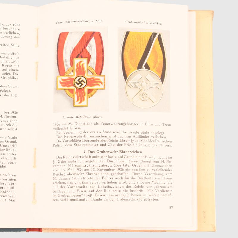 DR. HEINRICH DOEHLE WARTIME AWARDS BOOK.
