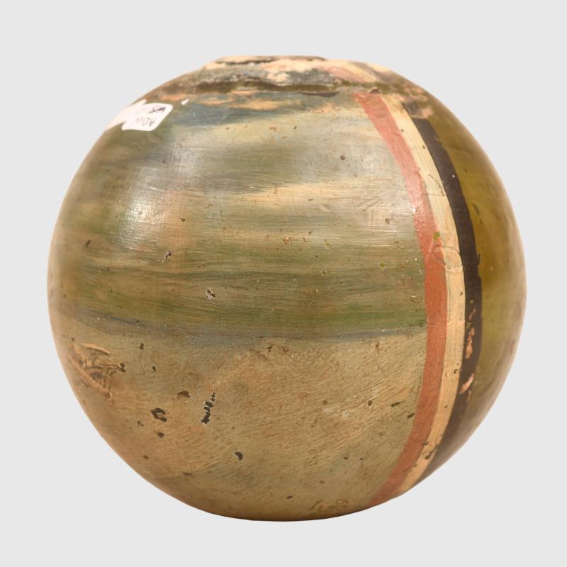 GERMAN WWI COMMEMORATIVE PAINTED GLASS BALL.