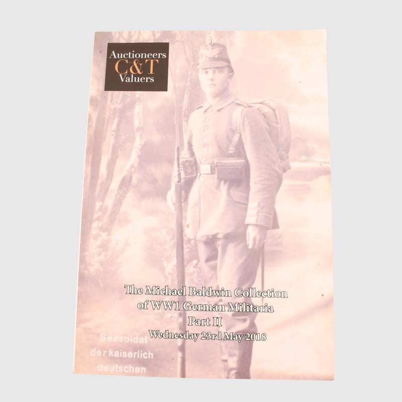 GERMAN WWI MICHAEL BALDWIN COLLECTION AUCTION CATALOGUES.
