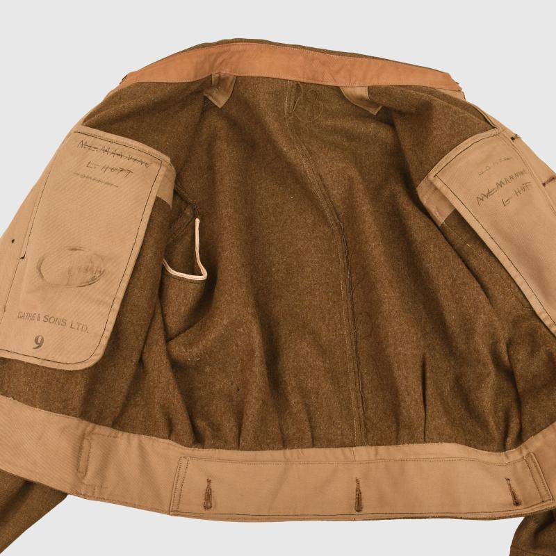 BRITISH WWII 46 ROYAL MARINE COMMANDO BATTLEDRESS BLOUSE.