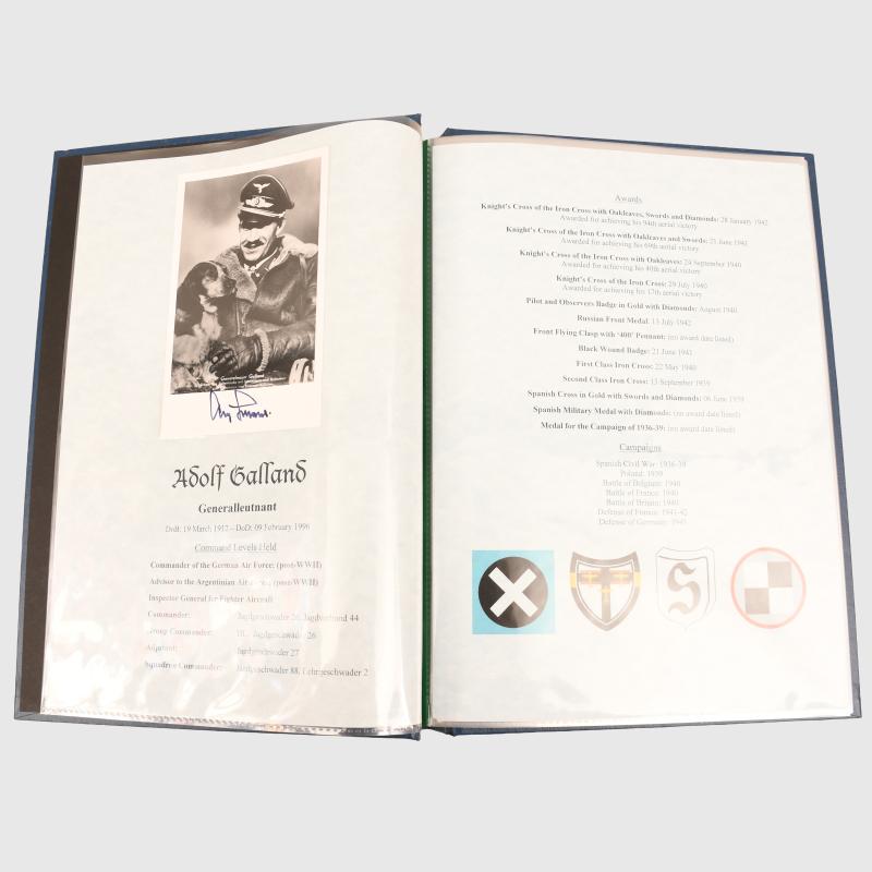 KNIGHTS CROSS HOLDERS OF THE LUFTWAFFE SIGNATURE FOLDER.