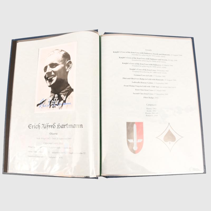 KNIGHTS CROSS HOLDERS OF THE LUFTWAFFE SIGNATURE FOLDER.