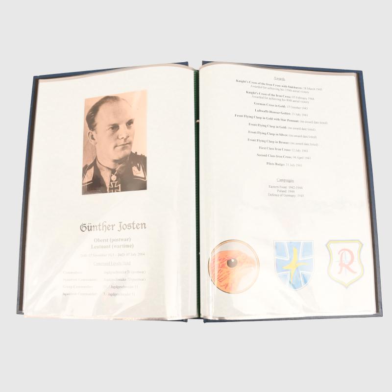 KNIGHTS CROSS HOLDERS OF THE LUFTWAFFE SIGNATURE FOLDER.