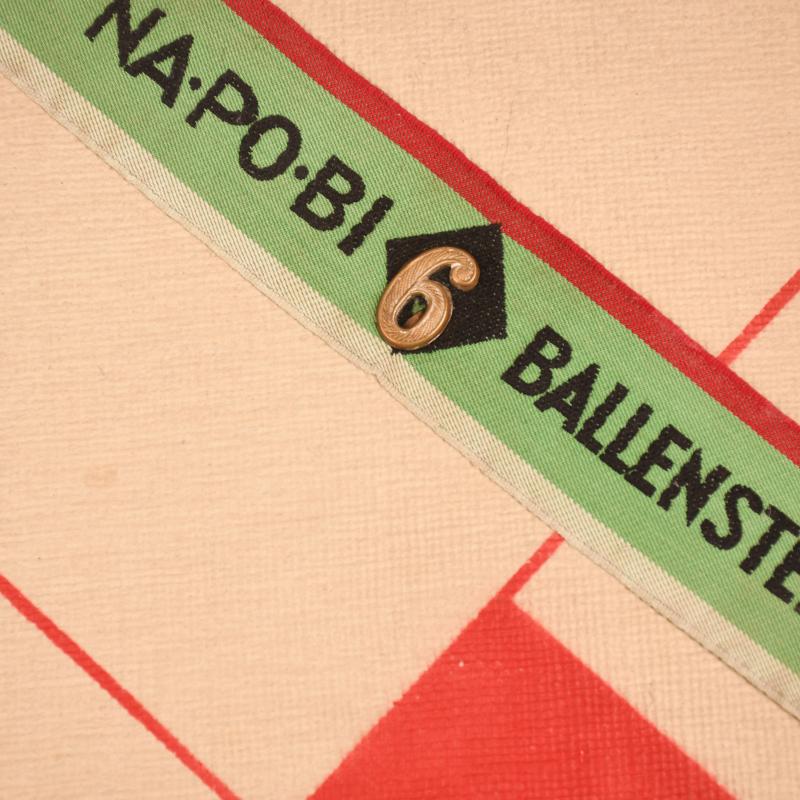 GERMAN WWII NAPOLA SCHOOL BALLENSTEDT PHOTOGRAPH ALBUM AND CUFF TITLE.