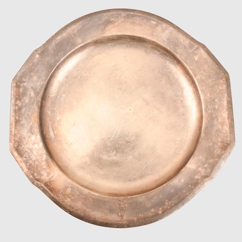 GERMAN WWII LEIBSTANDARTE ADOLF HITLER CANTEEN SERVING PLATTERS.
