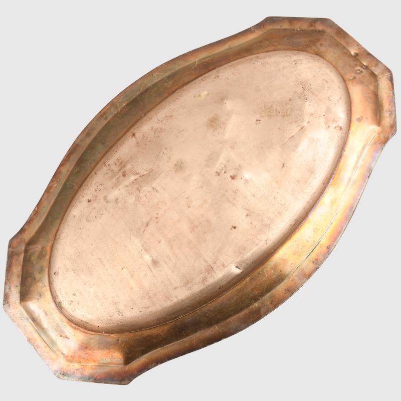GERMAN WWII LEIBSTANDARTE ADOLF HITLER CANTEEN SERVING PLATTERS.