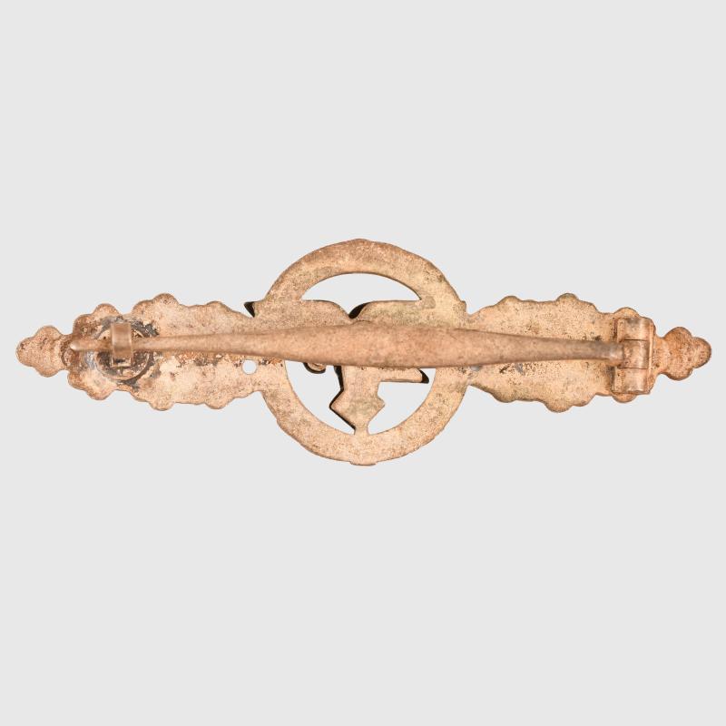 GERMAN WWII LUFTWAFFE OPERATIONAL FLYING CLASP FOR TRANSPORT UNITS, SILVER.