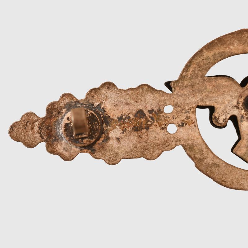 GERMAN WWII LUFTWAFFE OPERATIONAL FLYING CLASP FOR TRANSPORT UNITS, SILVER.