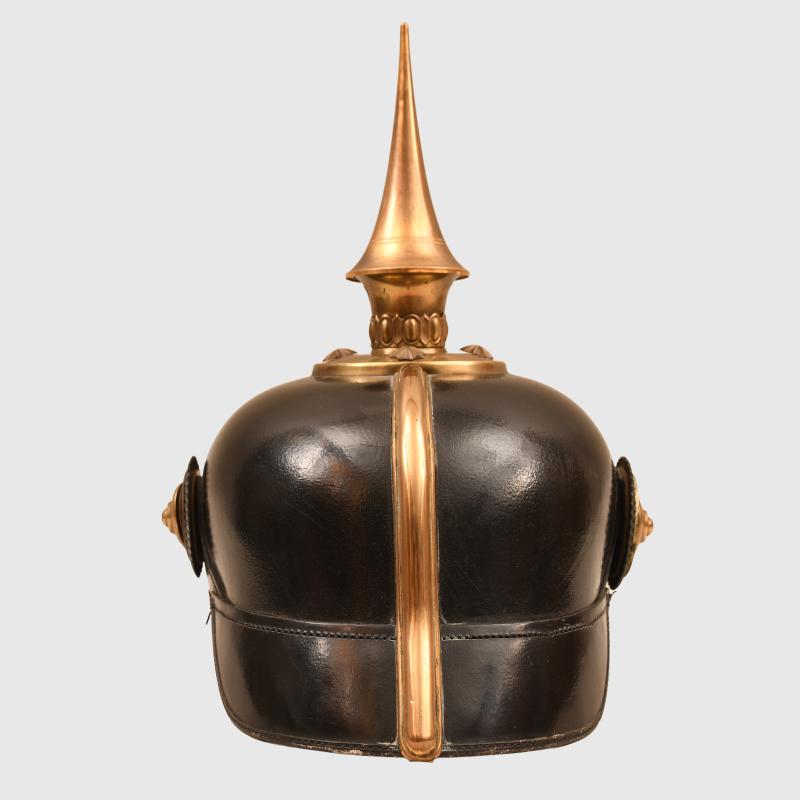GERMAN WWI PRUSSIAN TRAIN OFFICERS PICKELHAUBE.